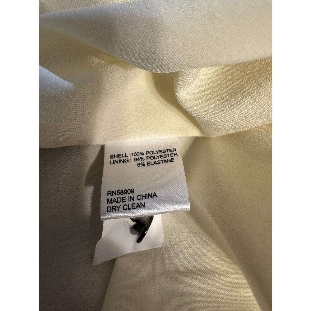 Antonio Melani Maxi Dress 0 XS Sleeveless Amber Waves Vanilla Sun Silky NEW $189 - Picture 10 of 14